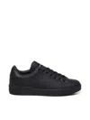 Dolce & Gabbana Portofino Light Black Sneakers With Logo Patch On The Tongue And Tonal Logo Lettering On The Heel In In Black