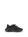 Dolce & Gabbana Daymaster Black Leather Blend Sneakers In Multi