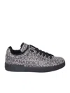 Dolce & Gabbana Jacquard Portofino Low-top Sneakers In Brown
