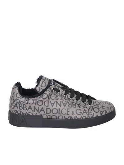 Dolce & Gabbana Sneakers In Gray