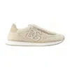 Dolce & Gabbana Dg Cushion Sheepskin Sneakers In Neutral