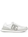 Dolce & Gabbana Dg Cushion Mixed-material Sneakers In Gray