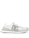 Dolce & Gabbana Dg Cushion Mixed-material Sneakers In Gray