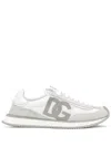 Dolce & Gabbana Dg Cushion Mixed-material Sneakers In Gray