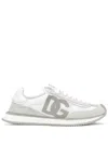Dolce & Gabbana Dg Cushion Mixed-material Sneakers In Gray