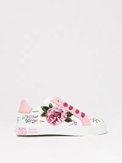 Dolce & Gabbana Sneakers  Kids Color White
