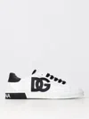 Dolce & Gabbana Portofino Low-top Sneakers In Weiss