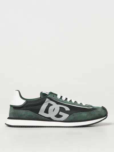 DOLCE & GABBANA SNEAKERS DOLCE & GABBANA MEN COLOR GREEN,F77455012