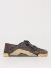 Dolce & Gabbana Ns1 Suede Sneakers Lead Grey Color In Grey