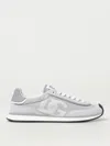 Dolce & Gabbana Man Grey Suede And Mesh Dg Aria Sneakers In 灰色