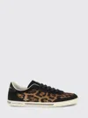Dolce & Gabbana Men Saint Tropez Leopard Sneakers In Brown
