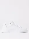Dolce & Gabbana Portofino Light White Sneakers With Logo Patch On The Tongue And Tonal Logo Lettering On The Heel In In White