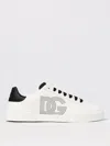 Dolce & Gabbana Leather Portofino Sneakers In White