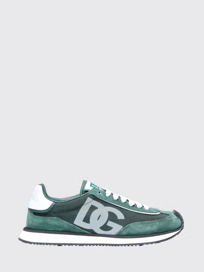Dolce & Gabbana Sneakers  Men Color White In Green