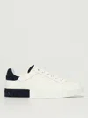 Dolce & Gabbana White Sneakers With Minimalist Design And Cushioned Sole In White