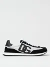 Dolce & Gabbana Mixed-material Dg Cushion Sneakers In Weiss