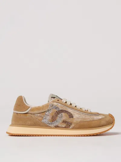 DOLCE & GABBANA SNEAKERS DOLCE & GABBANA WOMAN COLOR BEIGE,G68951022