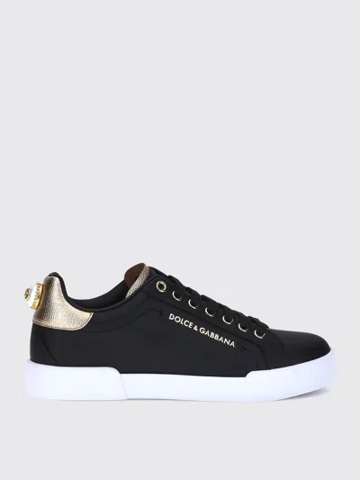 DOLCE & GABBANA SNEAKERS DOLCE & GABBANA WOMAN COLOR BLACK,H12959002