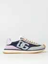Dolce & Gabbana Cushion Sneakers With Mesh And Suede In Blau