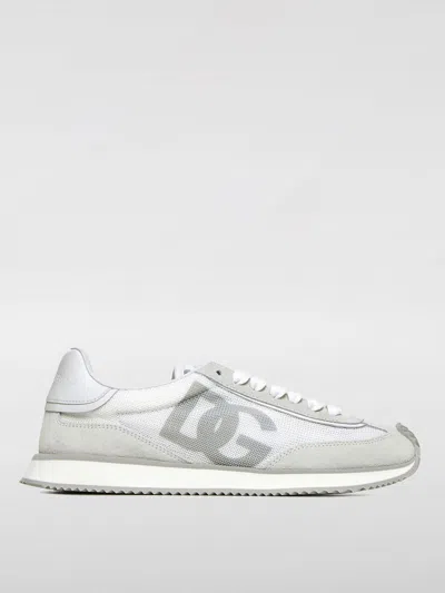 Dolce & Gabbana White Logo Sneakers In White 2