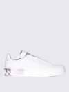Dolce & Gabbana Portofino Sneakers - White/pink - Leather In White