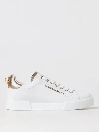 DOLCE & GABBANA SNEAKERS DOLCE & GABBANA WOMAN COLOR WHITE,F73092001