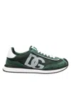 Dolce & Gabbana Sneakers Dragon In Mixed Materials Color Green In Green