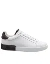 Dolce & Gabbana Sneakers From The Portofino Line In Calfskin In White