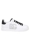 Dolce & Gabbana Sneakers From The Portofino Line In Nappa Leather In Multi
