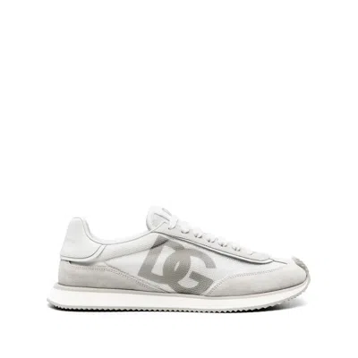 Dolce & Gabbana Dg Cushion Sneakers In Gray