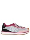 Dolce & Gabbana Cushion Sneakers With Rubber Sole And Leather Trim In Grey