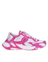 Dolce & Gabbana Fast Panelled Low-top Sneakers In White/pink