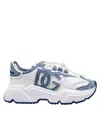 Dolce & Gabbana Leather Sneakers In White