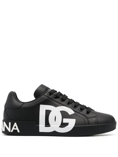 Dolce & Gabbana Sneakers Logo In Black