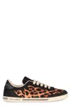 Dolce & Gabbana Printed Calf Hair Saint Tropez Light Sneakers In Animal Print
