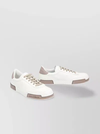 DOLCE & GABBANA SNEAKERS LOW-TOP SUEDE ACCENTS