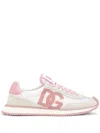 Dolce & Gabbana Canvas And Suede Sneakers In Multicolour