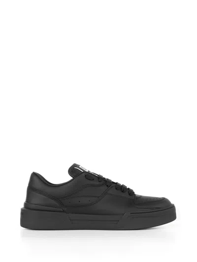 Dolce & Gabbana Sneakers New Roma In Black