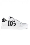 Dolce & Gabbana Dg Logo Patch Leather Sneaker