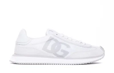 Dolce & Gabbana Dg Cushion Mesh Sneakers In White