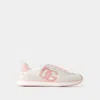 Dolce & Gabbana Canvas And Suede Sneakers In White