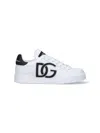 Dolce & Gabbana Lace-up Shoes With Contrasting Heel Tab In White