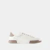 Dolce & Gabbana Portofino Yatch Sneakers In Calfskin Color White And Dove Grey In White