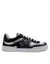 Dolce & Gabbana Portofino Light Low-top Mesh And Leather Sneakers In White