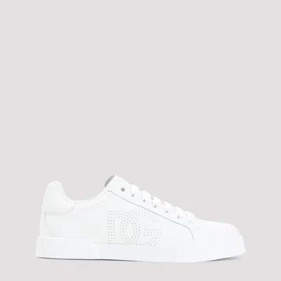 Dolce & Gabbana Portofino Sneakers In Calfskin