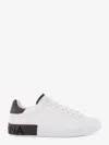 Dolce & Gabbana Leather-paneled Sneakers In White