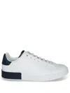 Dolce & Gabbana White Sneakers With Minimalist Design And Cushioned Sole In White