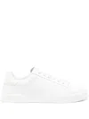 Dolce & Gabbana Leather Sneakers In White
