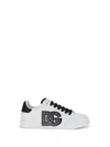 Dolce & Gabbana Portofino Light Strobel Sneakers In White