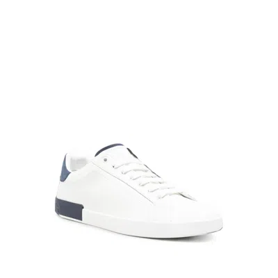 Dolce & Gabbana Premium Leather Sneakers For Men In Multi